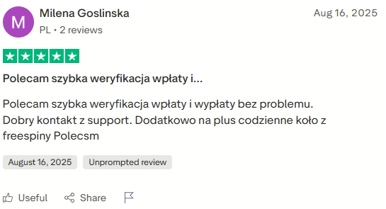Opinia gracza Fireball Casino - mobilna aplikacja
